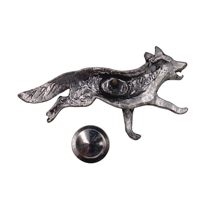 A.R. Brown キツネ ピューター ピンズ 動物 狐 レトロ ビンテージ アクセサリー