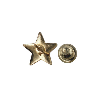 スター ピンズ 星型 金色 ラペルピン ピンバッチ