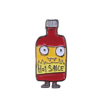 Hot SAUCE ピンズ ホットソースのキャラクター ピンバッチ