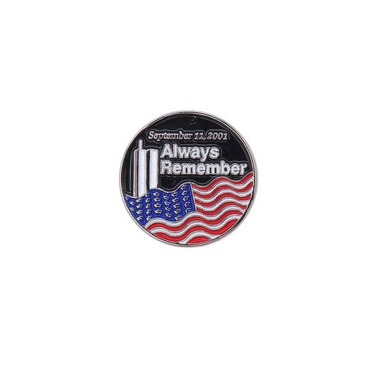 Always Remember 9.11 同時多発テロ追悼 ピンズ 星条旗