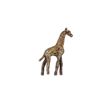 キリン 動物 ピンズ ピンバッチ 金色