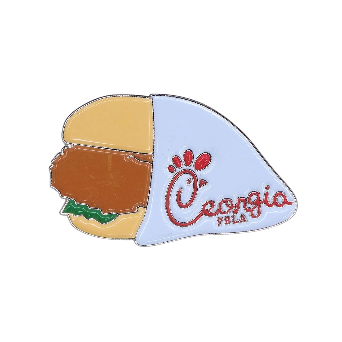 Future Business Leaders of America チキンサンドウィッチ型 ピンズ ピンバッチ