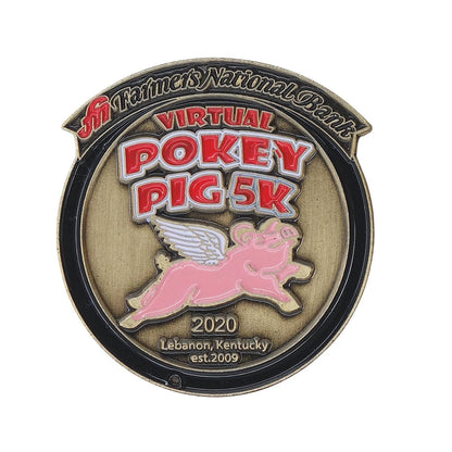 VIRTUAL POKEY PIG 5K ピンズ 羽の生えたピンクの豚 ピンバッチ