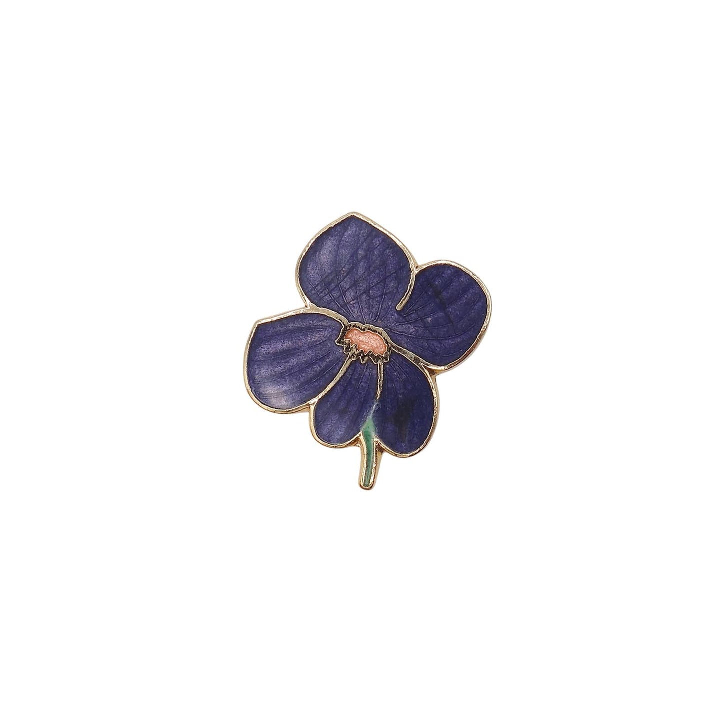 スミレの花 ピンズ フラワー ピンバッチ