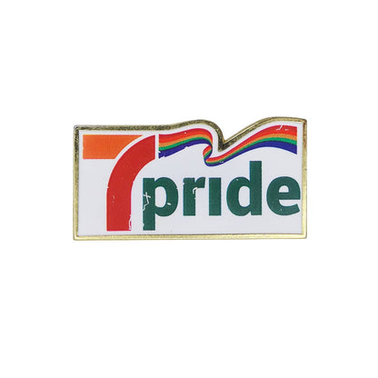 米国 セブン-イレブン 7 pride ピンズ LGBTQ+ 従業員向け ピンバッチ