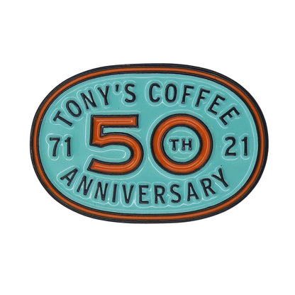 TONY'S COFFEE トニーズコーヒー 50周年 ピンズ ピンバッチ