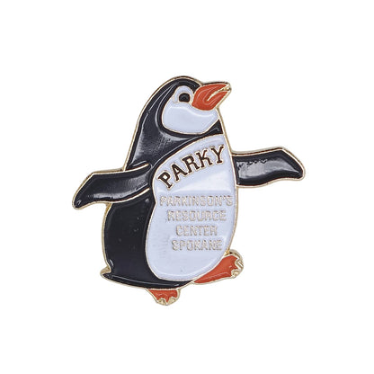パーキンソン病支援センター ピンズ PARKY ペンギンのキャラクター レトロ