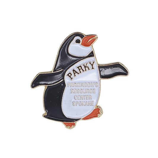 パーキンソン病支援センター ピンズ PARKY ペンギンのキャラクター レトロ