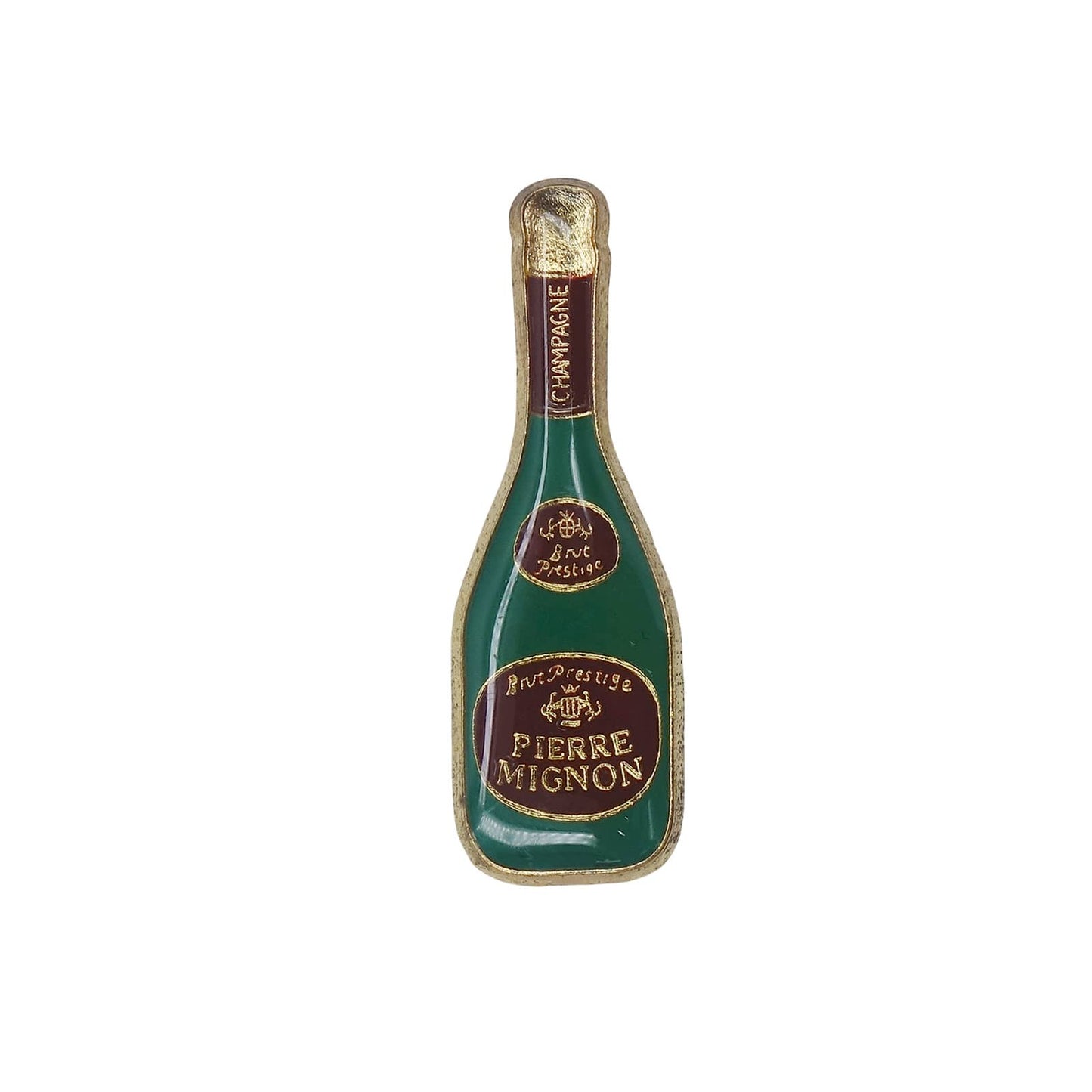 Pierre Mignon ピエール・ミニョン シャンパン ボトル型 ピンズ 酒 ピンバッチ レトロ ビンテージ