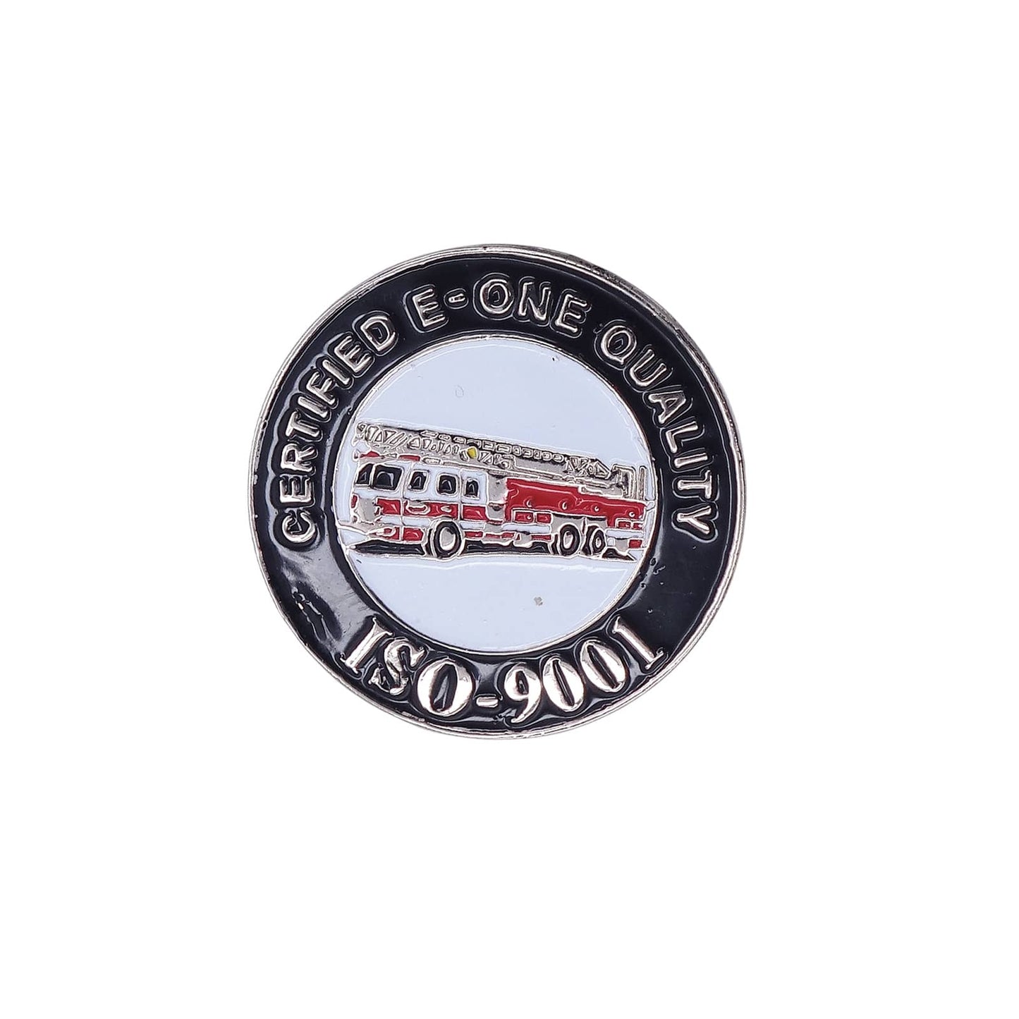 CERTIFIED E-ONE QUALITY 消防車 ピンズ ピンバッチ ISO記念