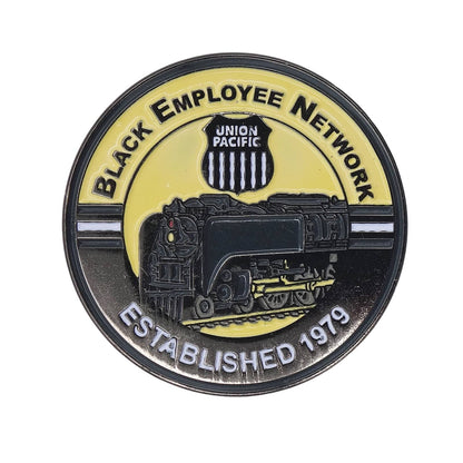 ユニオン・パシフィック鉄道 BLACK EMPLOYEE NETWORK ピンズ 蒸気機関車
