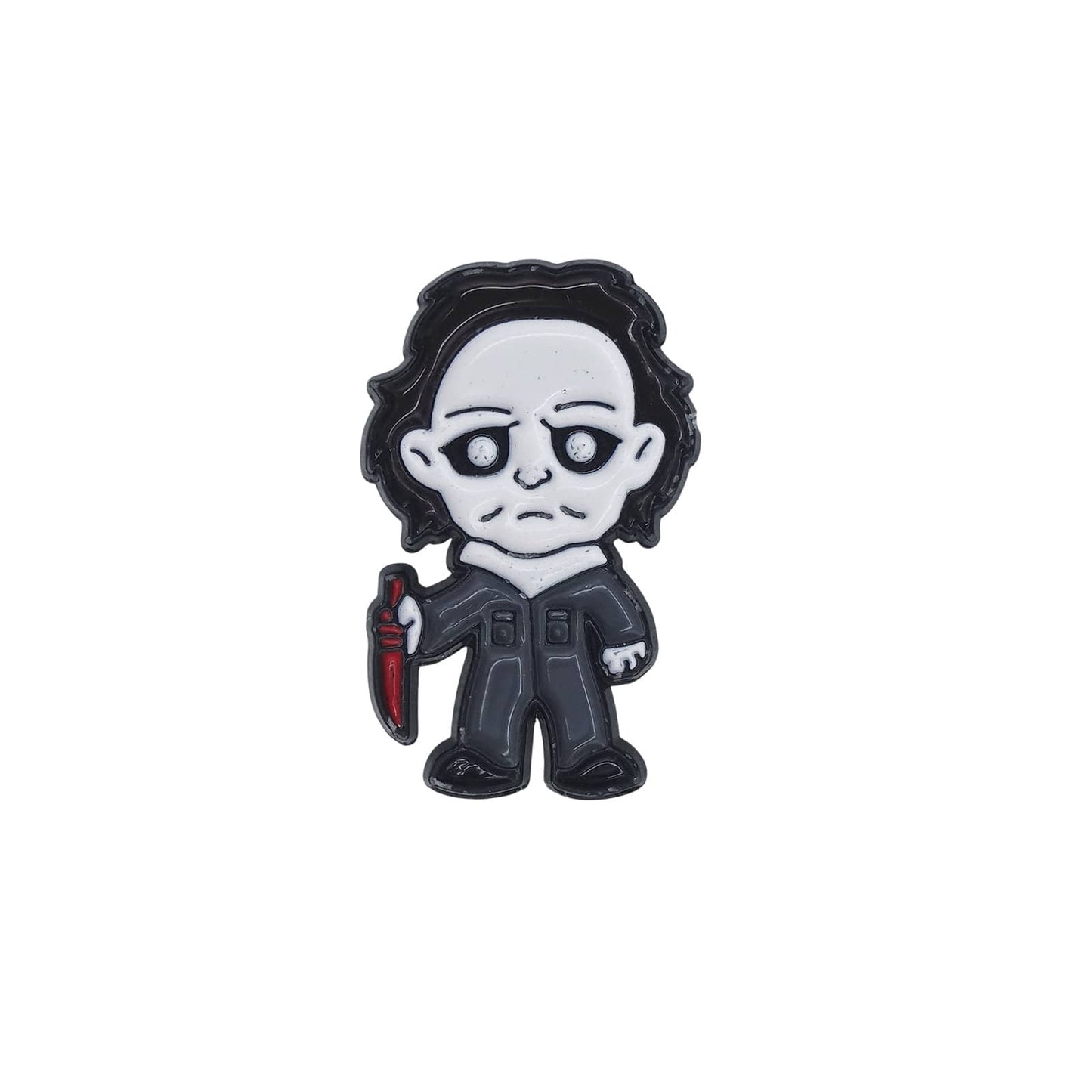 ホラー映画 ハロウィン 殺人鬼マイケル・マイヤーズ ピンズ キャラクター ピンバッチ