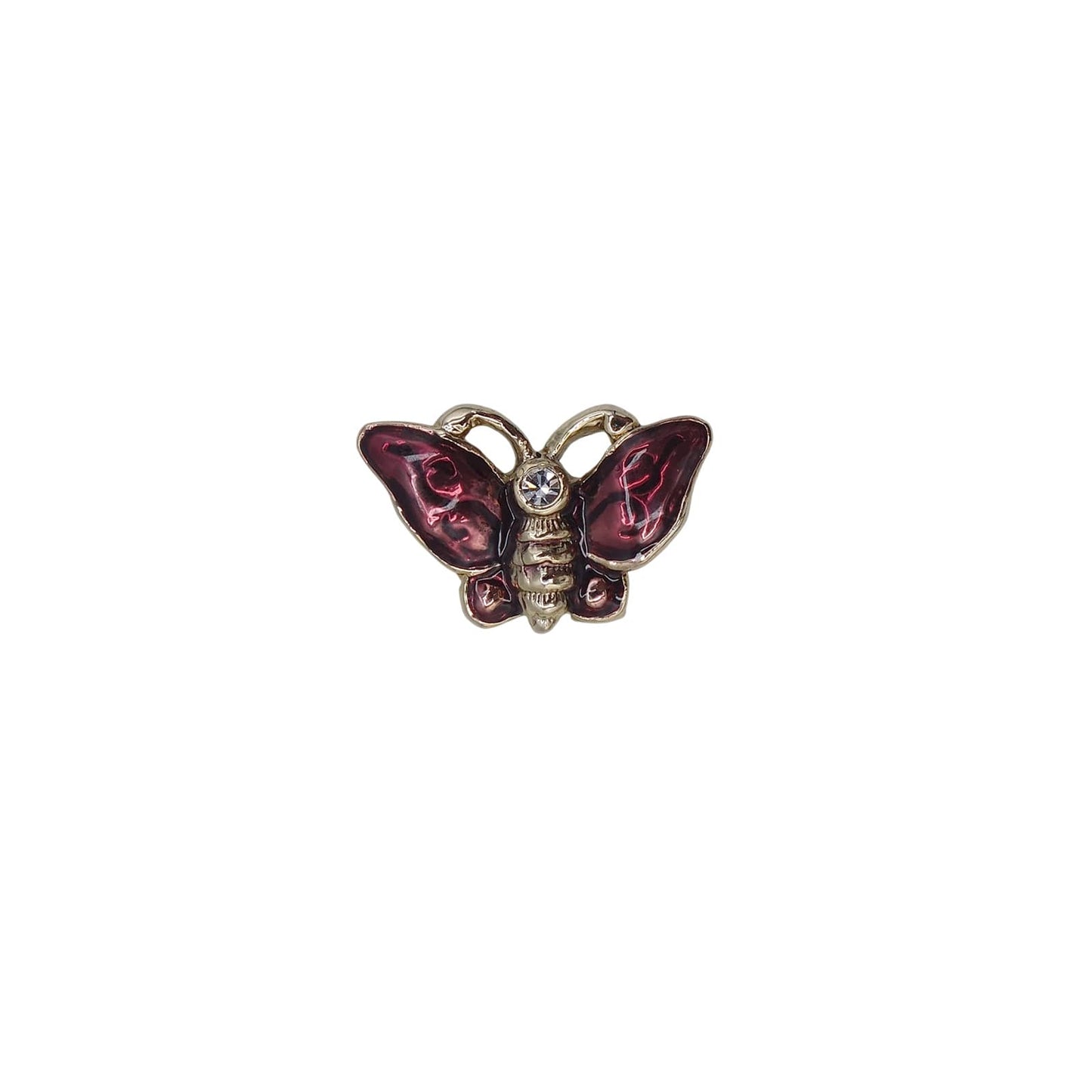 Liz Claiborne 蝶 ピンズ アクセサリー ピンバッチ ワンポイント・ラインストーン