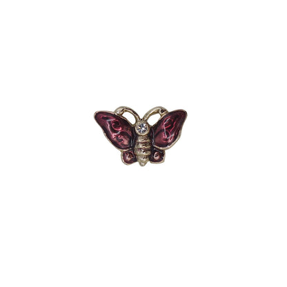 Liz Claiborne 蝶 ピンズ アクセサリー ピンバッチ ワンポイント・ラインストーン