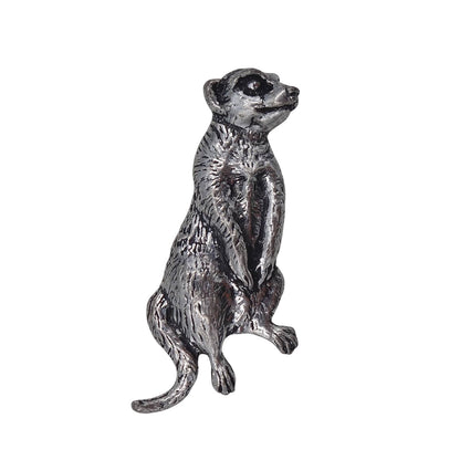 A.R. Brown ミーアキャット 動物 ピューター ピンズ レトロ アクサセリー ピンバッチ