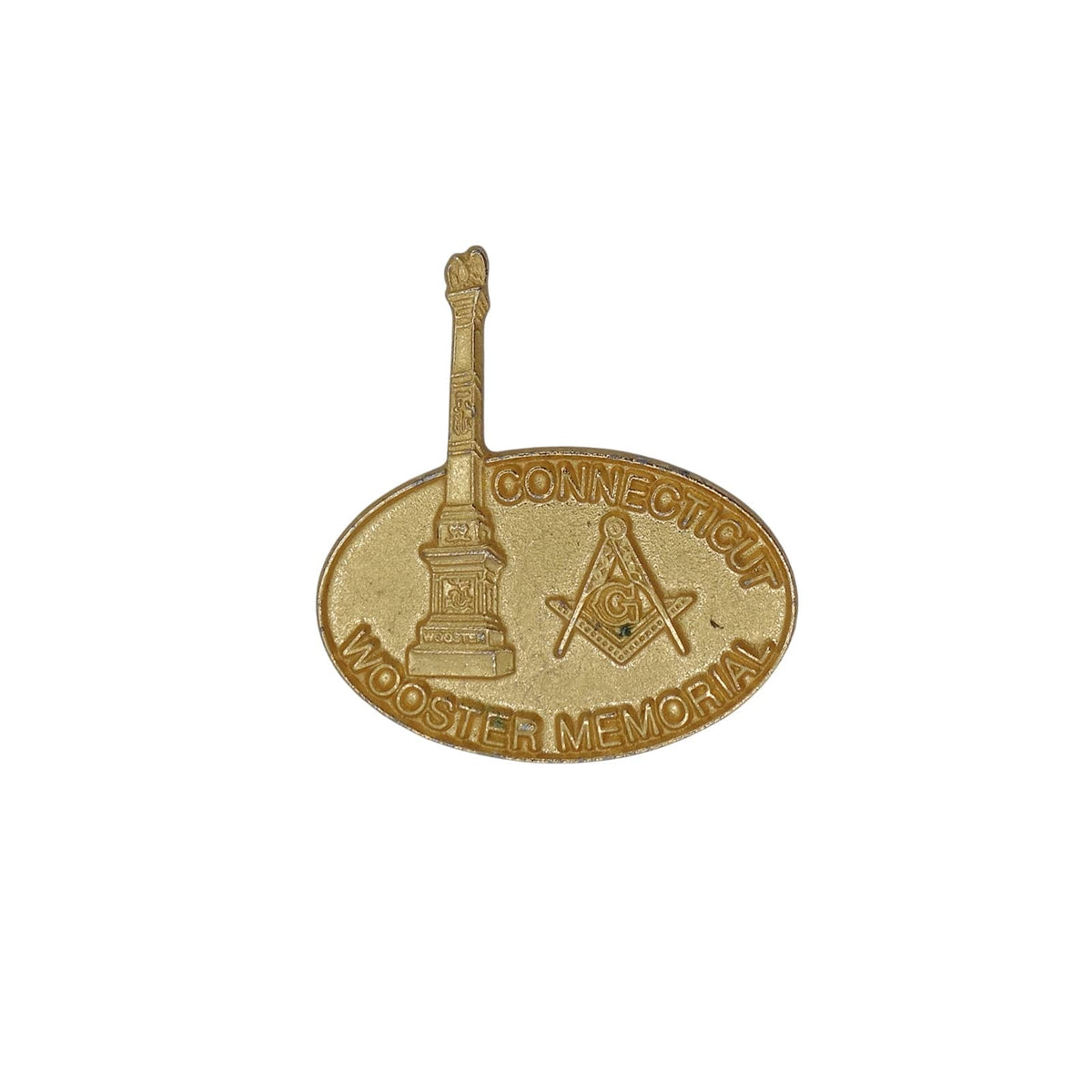 CONNECTICUT WOOSTER MEMORIAL フリーメイソン ピンズ ピンバッチ
