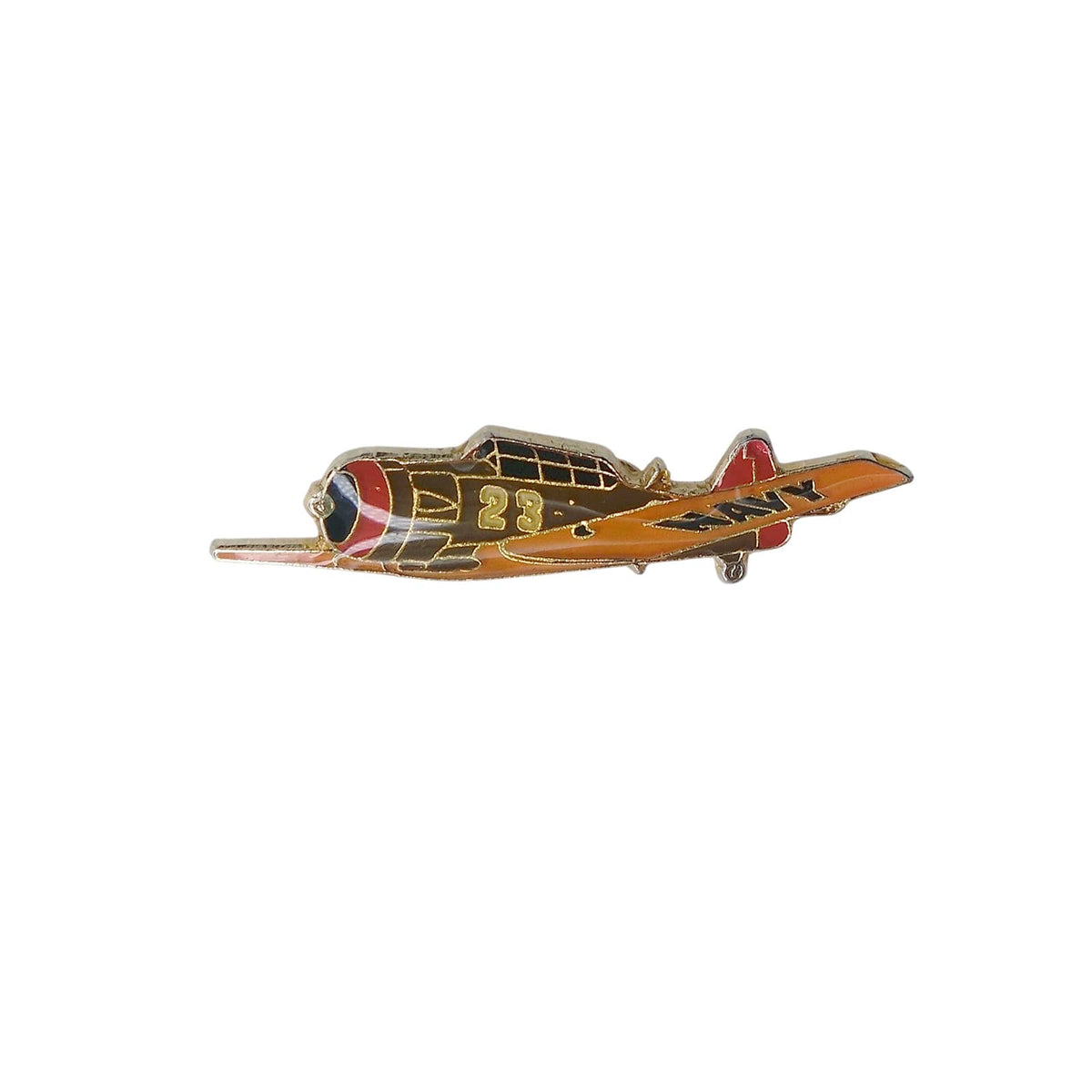 NAVY 戦闘機 ピンズ 飛行機 レトロ ピンバッチ
