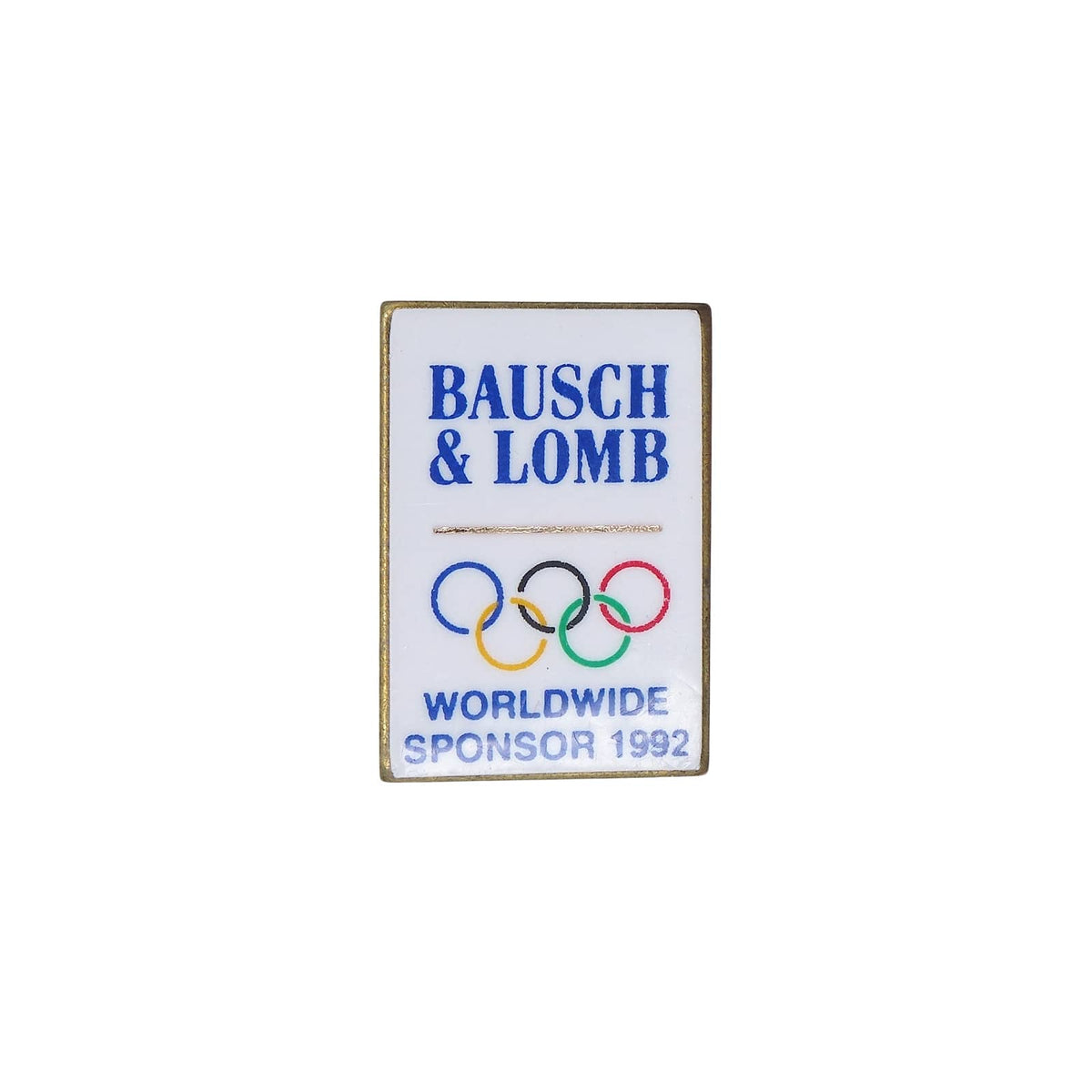 BAUSCH & LOMB オリンピック スポンサー ピンズ 五輪 レトロ ピンバッチ