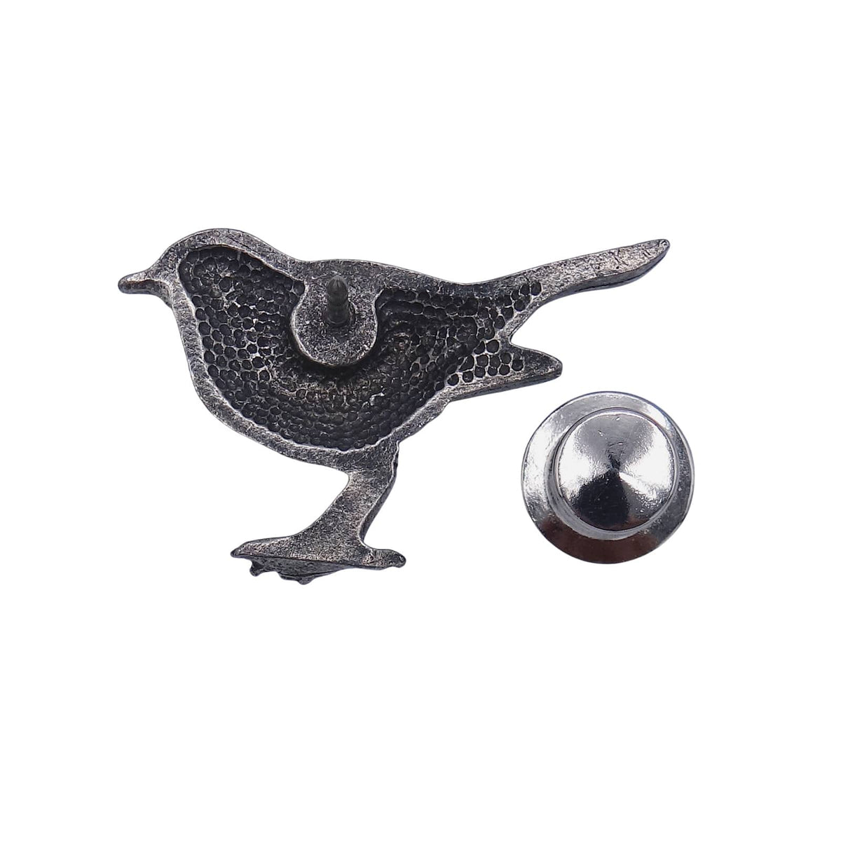 ヨーロッパコマドリ 鳥 ピューター ビンテージ ピンズ 動物 アクセサリー ピンバッチ