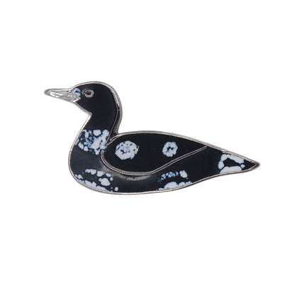 MAFCO ハシグロアビ 鳥 ピンズ アクセサリー ピンバッチ