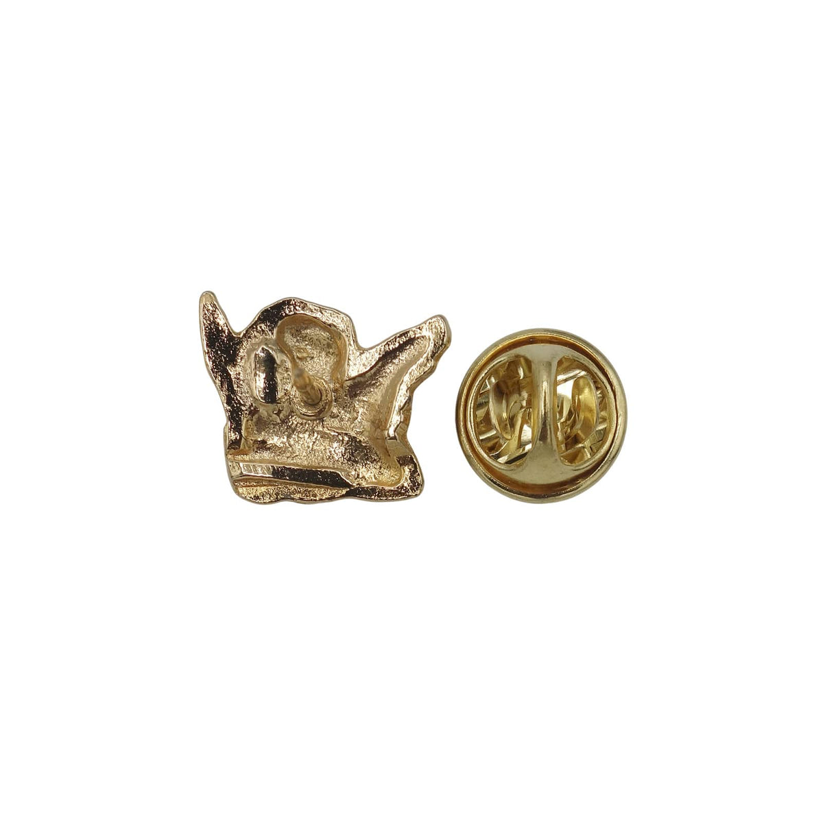頬杖をつく天使 ピンズ エンジェル 金色 ピンバッチ