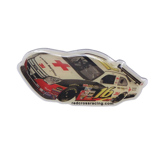 NASCAR Red Cross Racing #16 レーシングカー レトロ ピンズ アメリカ赤十字 献血推進キャンペーン ピンバッチ