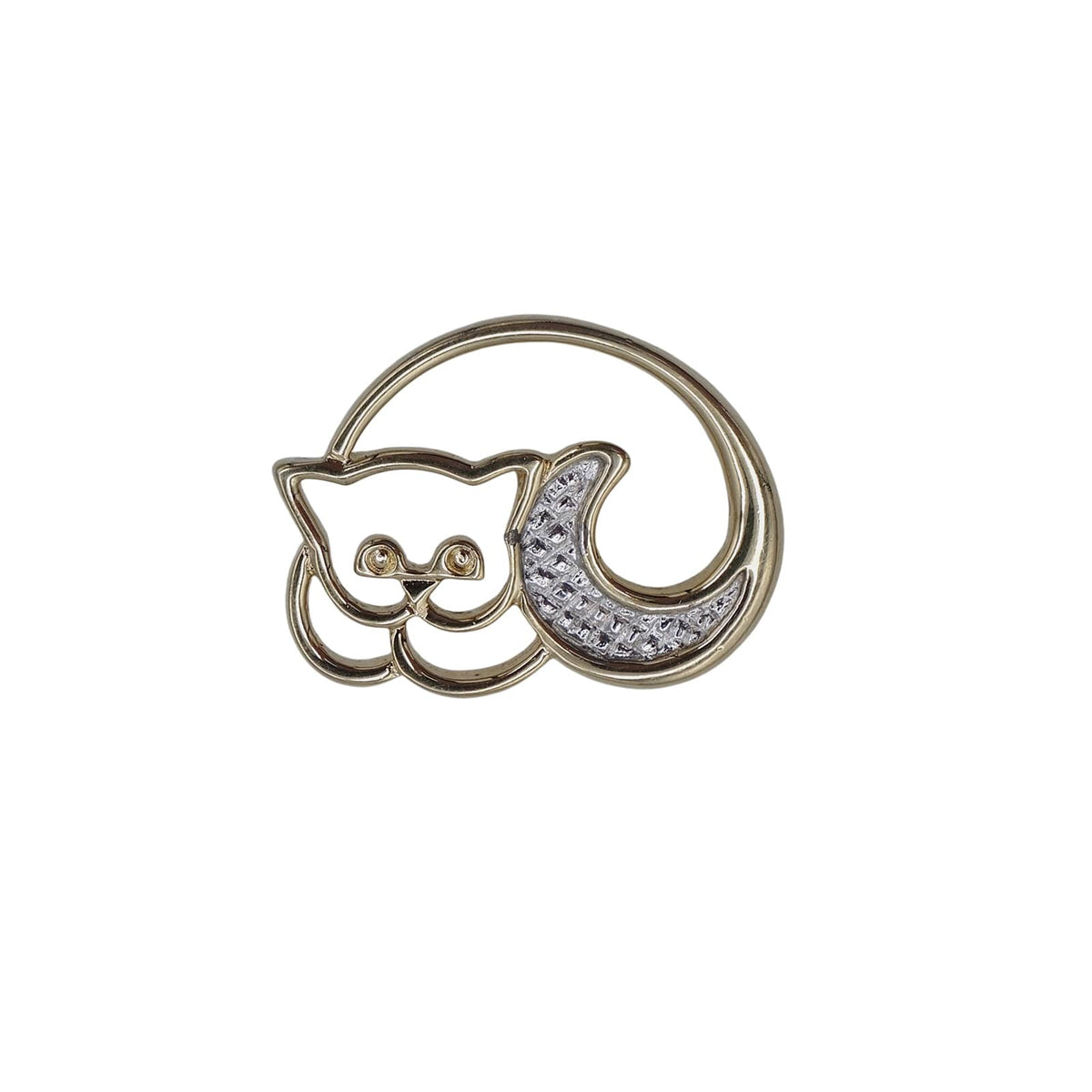 AVON 猫 三日月 ピンズ エイボン レトロ アクセサリー ピンバッチ