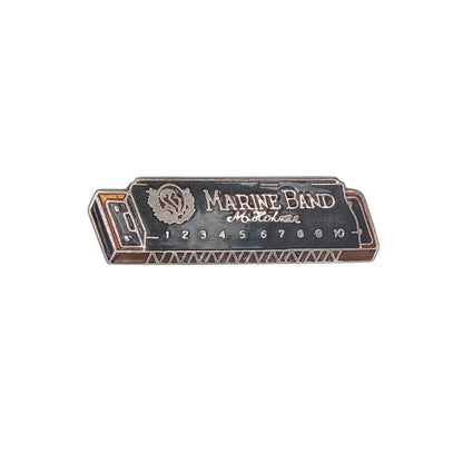 楽器メーカー HOHNER ヴィンテージ ピンズ ハーモニカ ホーナー MARINE BAND マリンバンド レトロ ピンバッジ